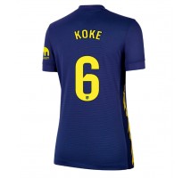 Atletico Madrid Koke #6 Koszulka Wyjazdowa damskie 2025-26 Krótki Rękaw